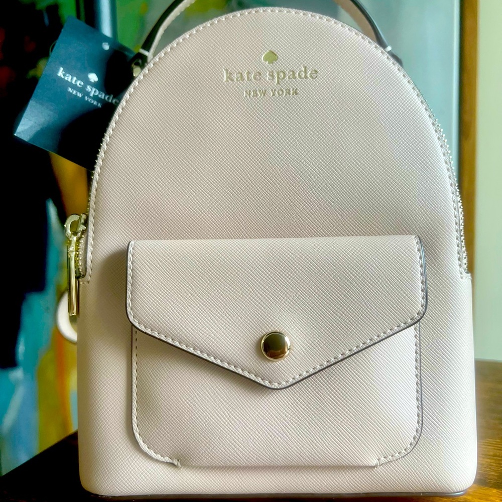 Kate Spade (NWT) Warm Beige Mini Backpack